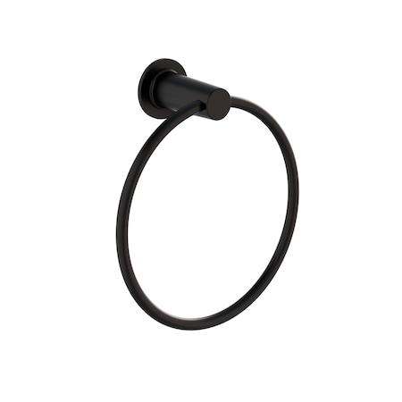 Newport Brass Towel Ring in Flat Black 42-09-56